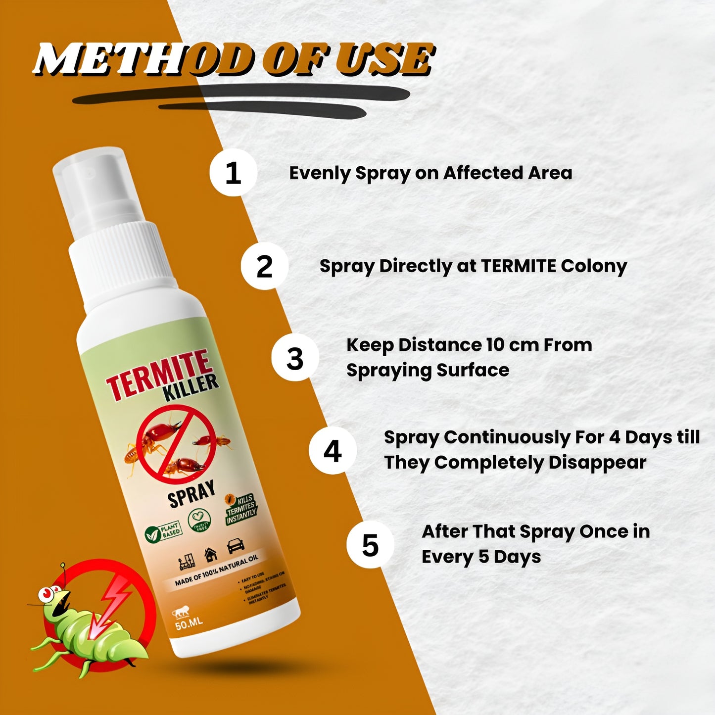 Termite Killer Spray - (Buy 1 Get 2 Free)  ⏰