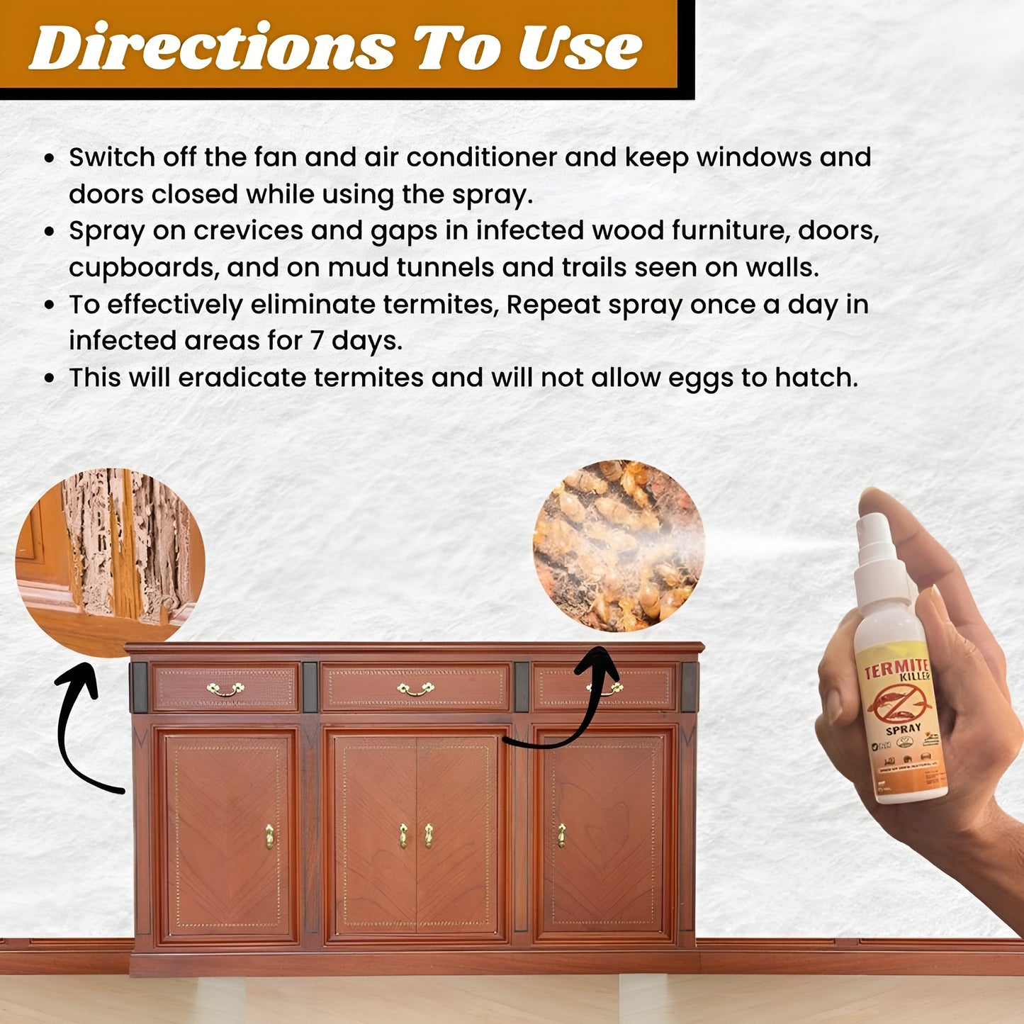 Termite Killer Spray - (Buy 1 Get 2 Free)  ⏰
