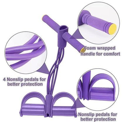 Yoga pedal puller resistance band fitness equipment