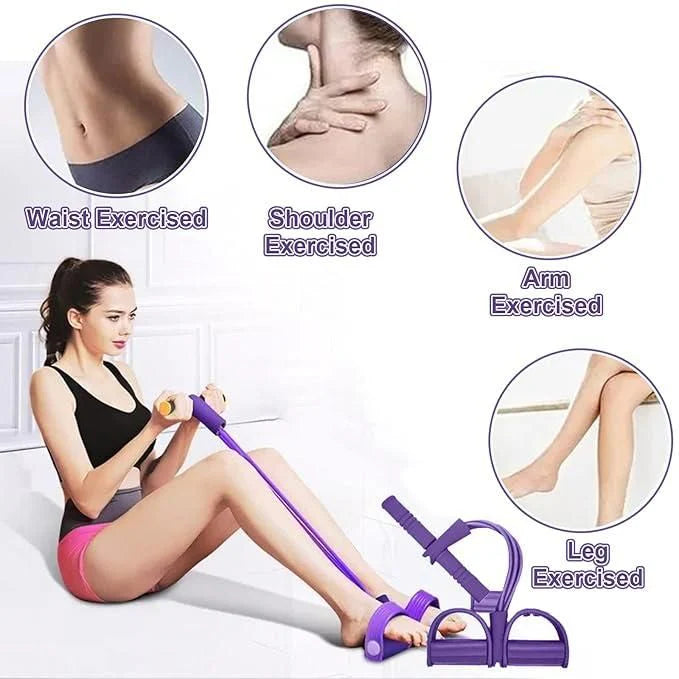Yoga pedal puller resistance band fitness equipment