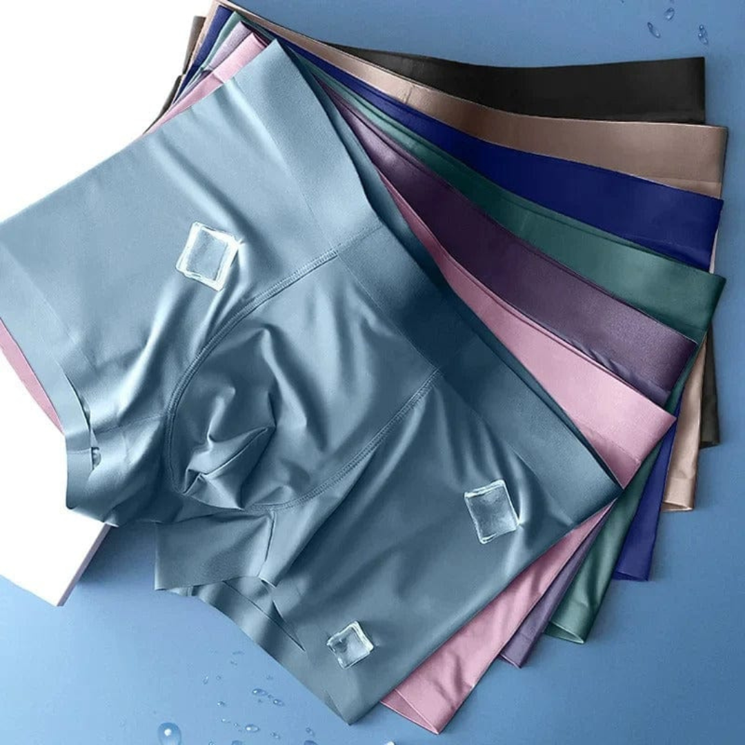 Premium Ice Silk Men's Underwear (Pack of 3)