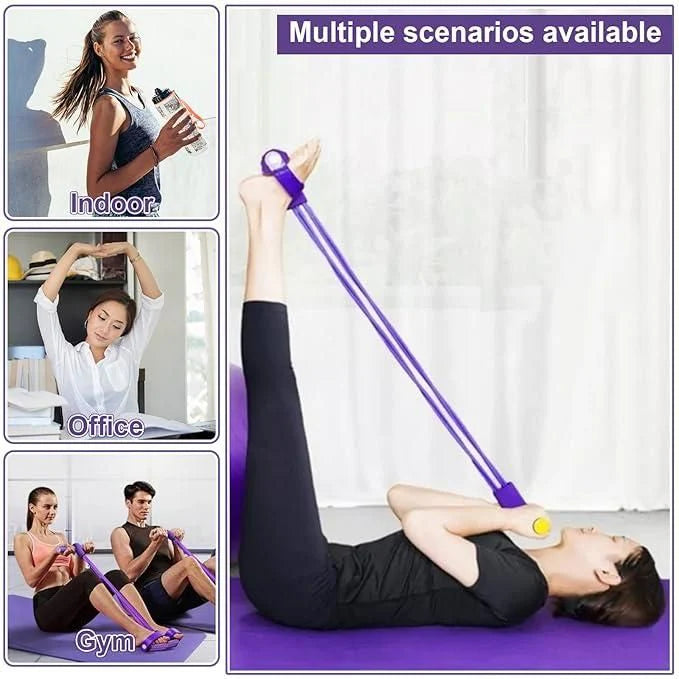 Yoga pedal puller resistance band fitness equipment