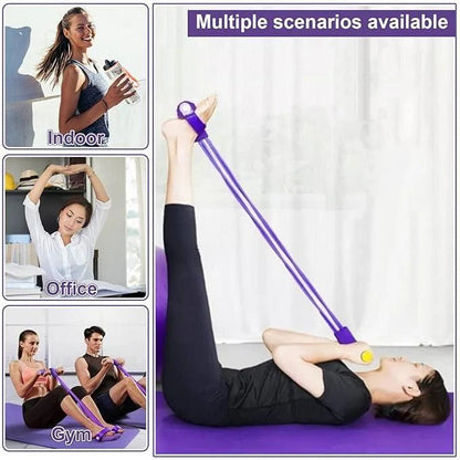 Yoga pedal puller resistance band fitness equipment