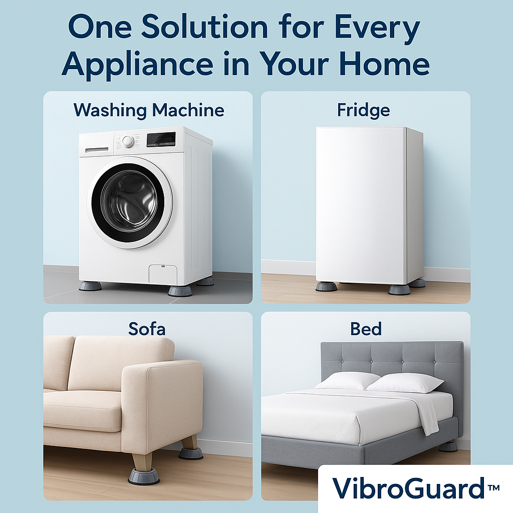 VibroGuard™ – Anti-Vibration Feet Pads