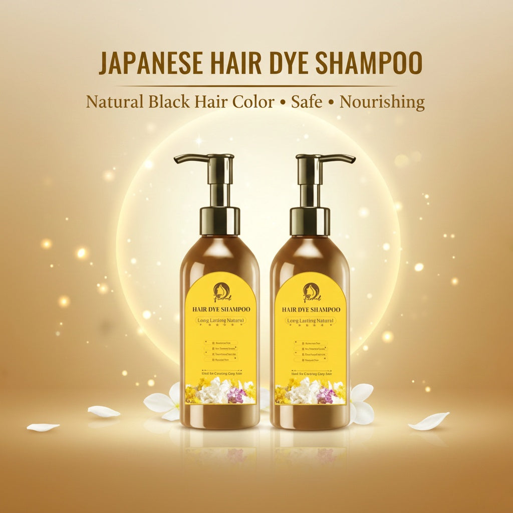Japanese Long Lasting Natural Hair Dye Shampoo (Buy 1 Get 1 Free)